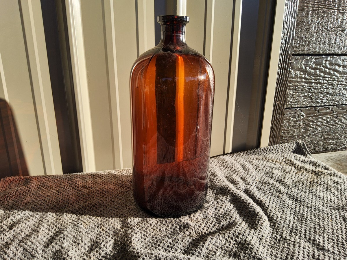 Amber Brown Glass Bottles