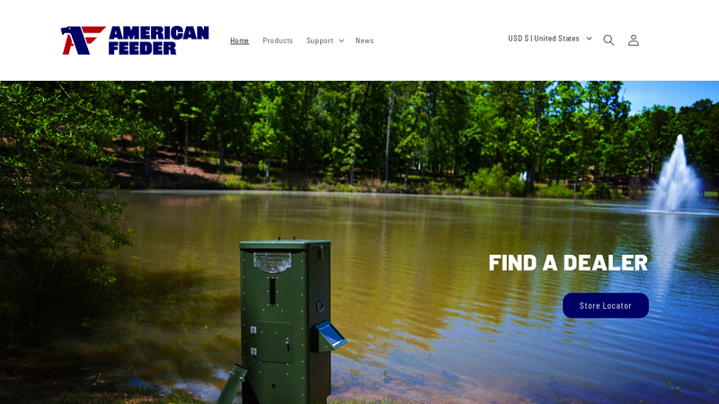 American Feeder Outdoor Fish and Game Feeders