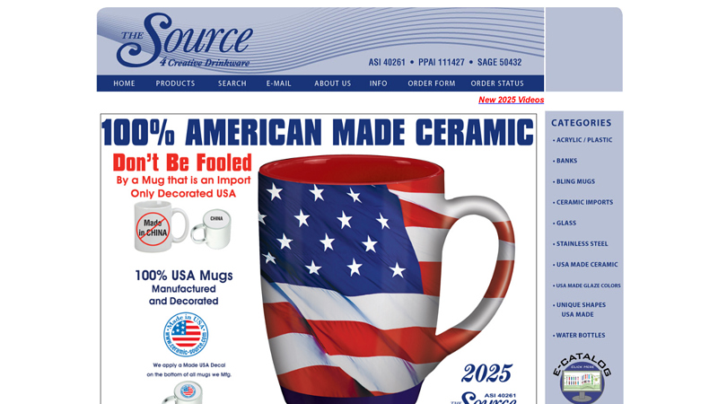 American Made Ceramic Manufacturer. Made in USA Mugs
