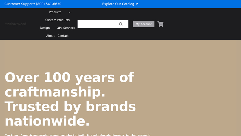 American-Made Custom Wood Products for Brands