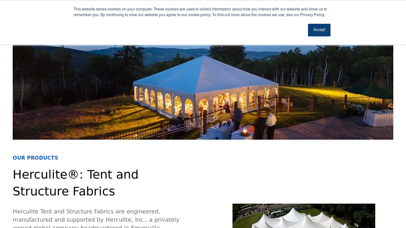 American-Made Tent & Structure Fabrics