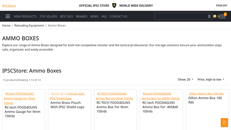 Ammunition Storage Boxes