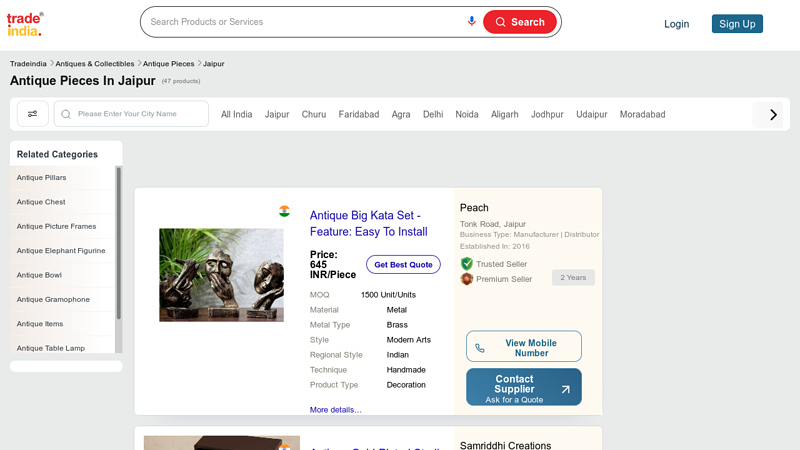 Antique Pieces In Jaipur Rajasthan At Best Price