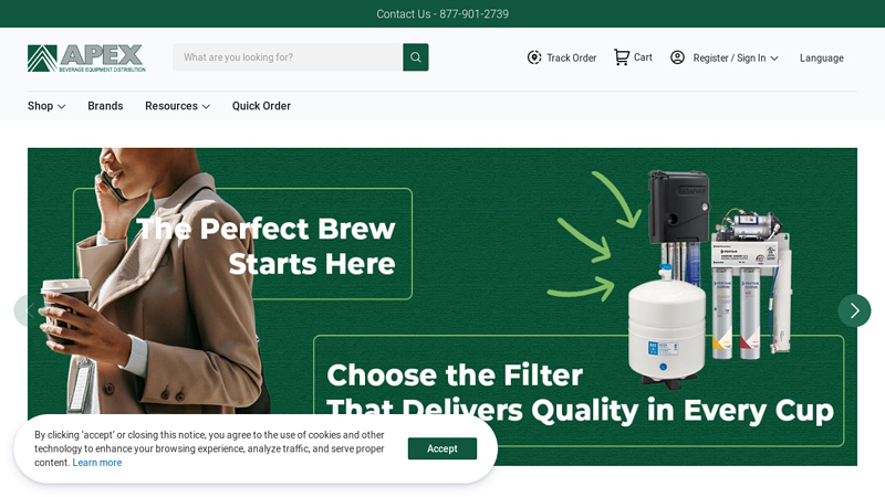 Apex Beverage Equipment and Replacement Parts