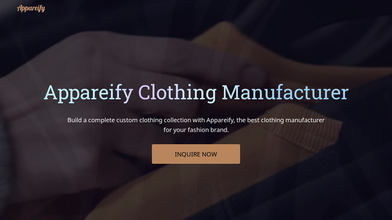 Appareify: Clothing Manufacturer