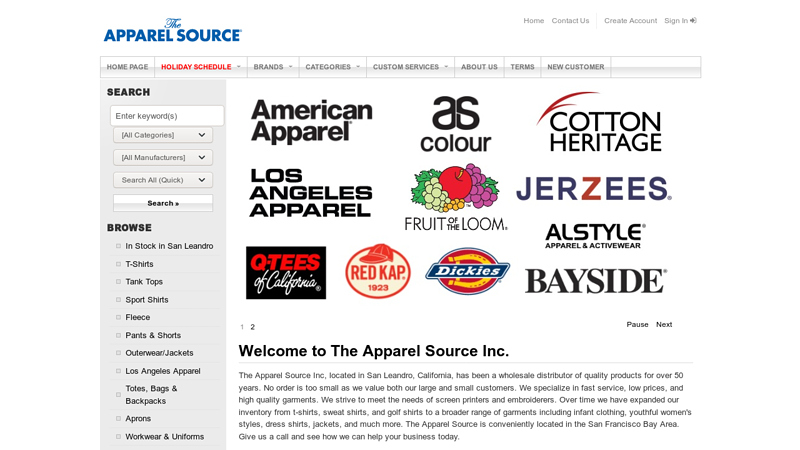 Apparel Source Wholesale Distributor