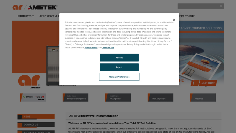 AR RF/Microwave Instrumentation