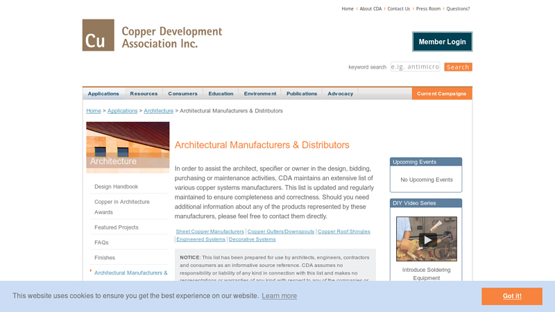 Architectural Manufacturers & Distributors