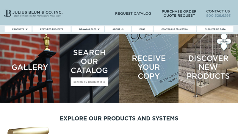 Architectural Metal Work Stock Components