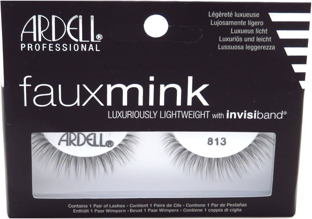 Ardell Faux Mink #813 Black Lashes (3 Pack)