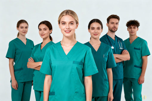 Are there any stores that sell wholesale medical uniforms for clinics?