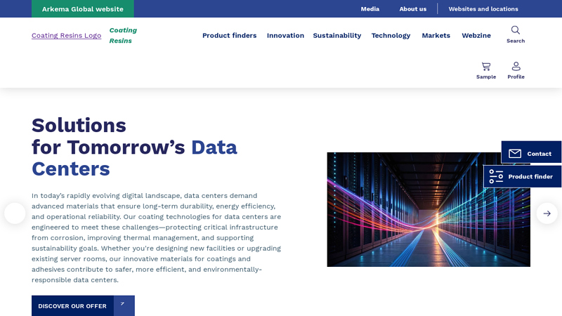 Arkema Coating Resins corporate website