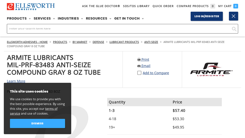 Armite Lubricants MIL