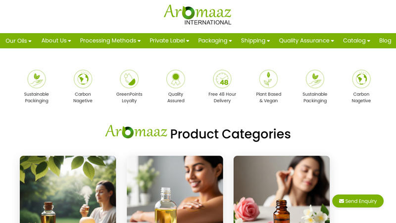 Aromaaz International: Essential Oils Manufacturer & Supplier