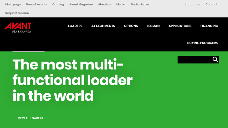 Articulated AVANT loaders