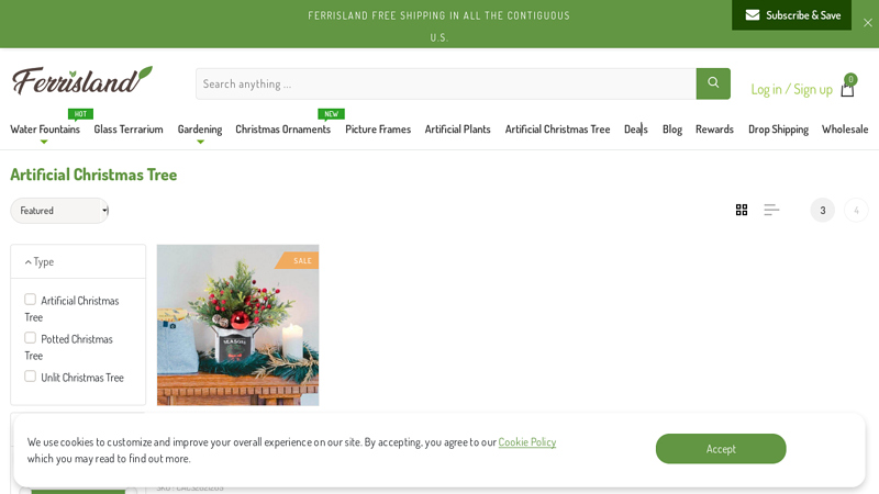 Artificial Christmas Tree