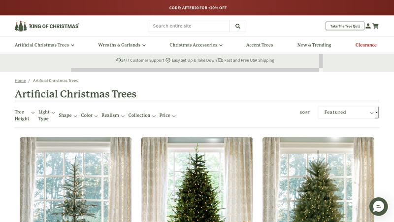 Artificial Christmas Trees