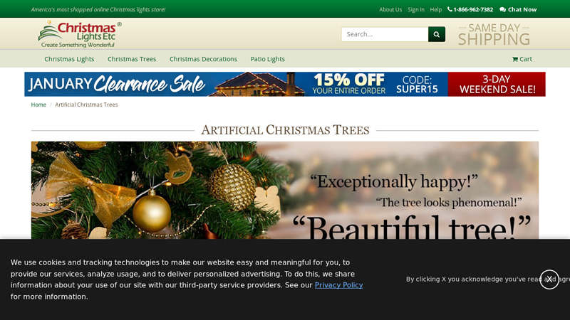 Artificial Christmas Trees