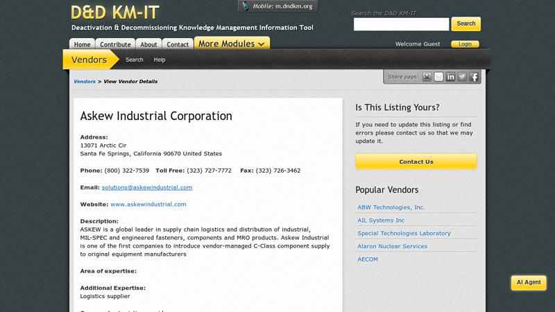 Askew Industrial Corporation