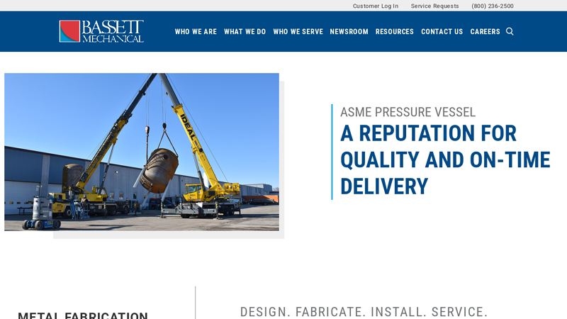 ASME Pressure Vessel Fabrication and Manufacturing