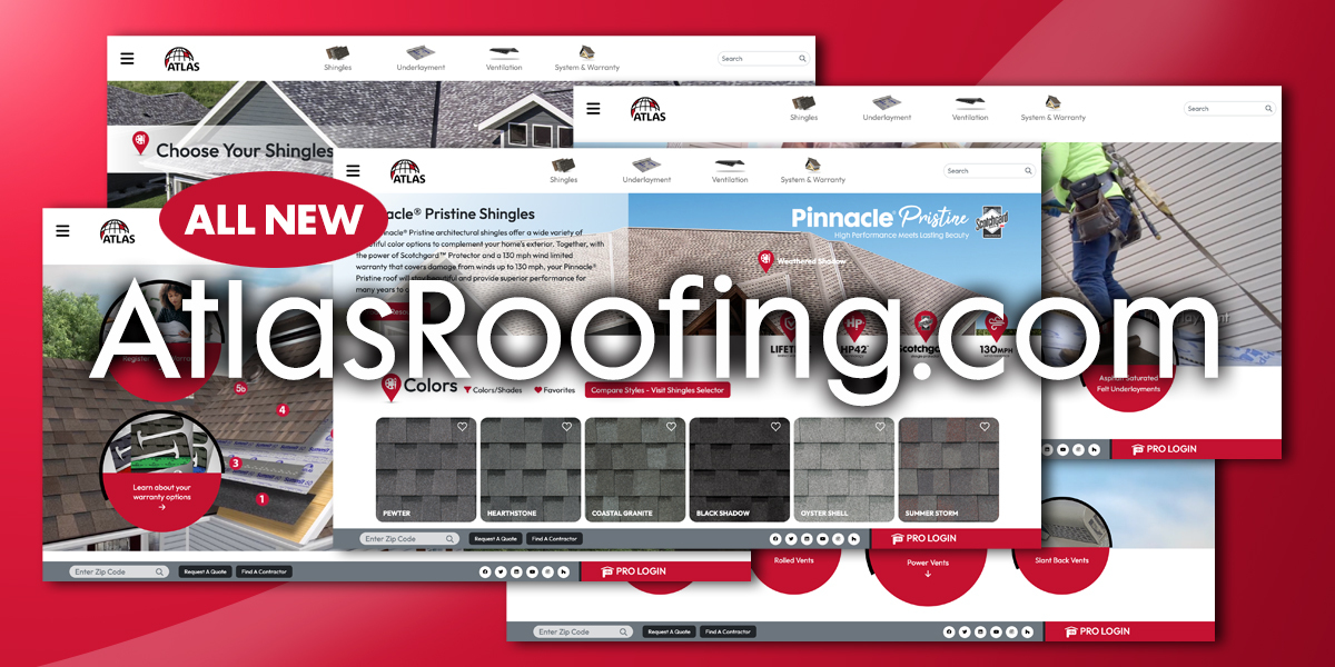 Atlas Roofing Shingles, Underlayments & Ventilation Homepage ...