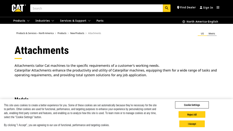 Attachments & Work Tools