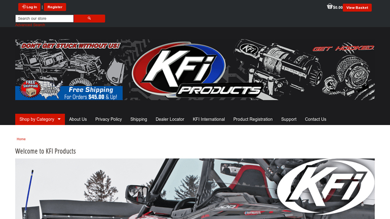 ATV winches, mounts and accessories for KFI Products