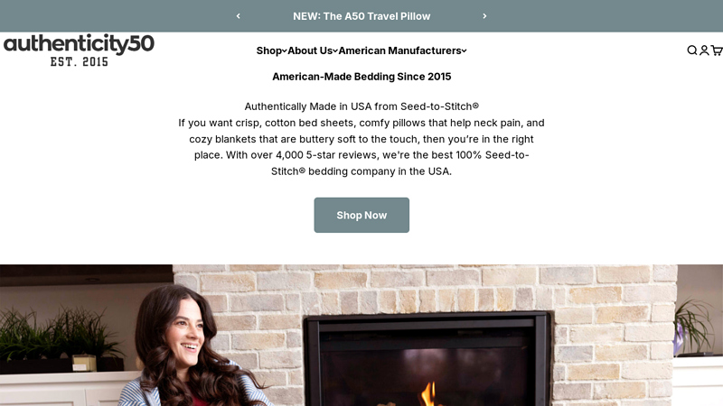 Authenticity50 Honest Made in USA Sheets, Pillows, Comforters ...