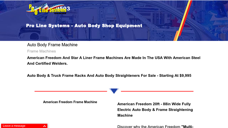 Auto Body Frame Machines