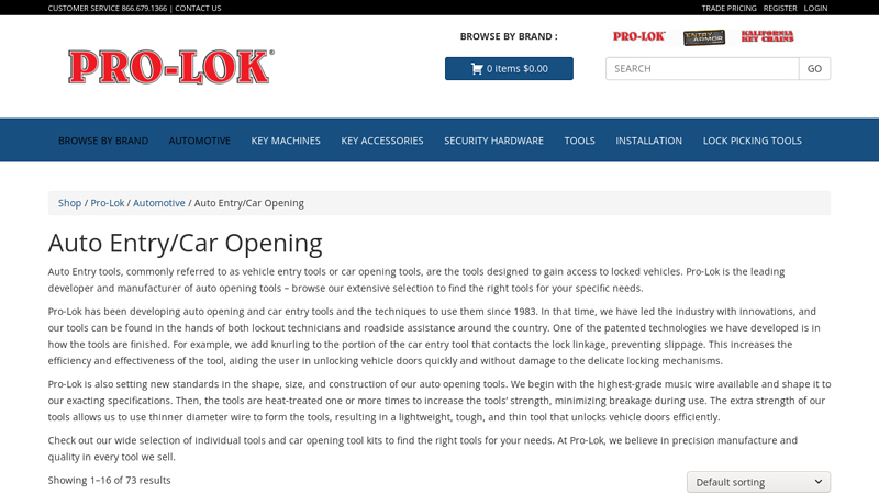 Auto Entry/Car Opening