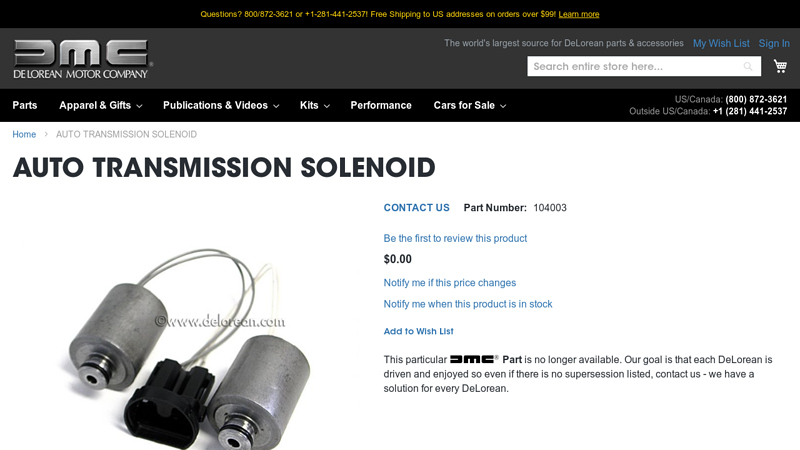 AUTO TRANSMISSION SOLENOID