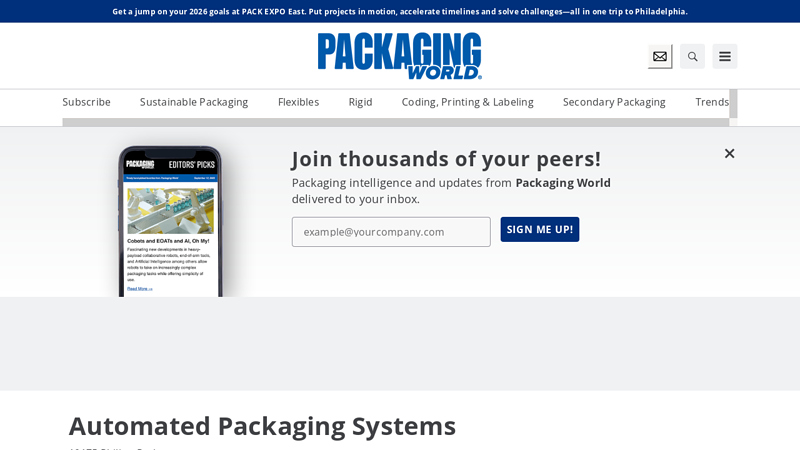 Automated Packaging Systems