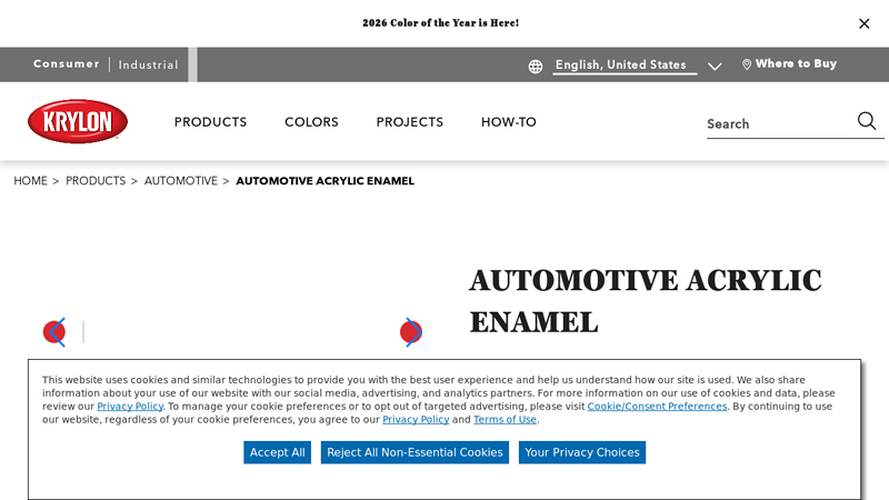 Automotive Acrylic Enamel