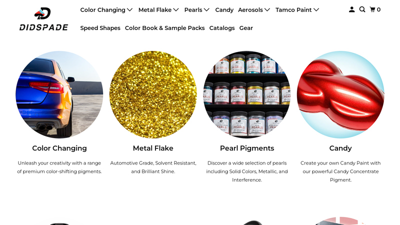 Automotive Custom Pearl Pigments & Metal Flakes