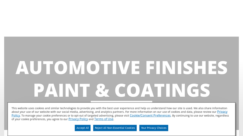 Automotive Finishes