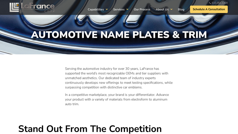 Automotive Name Plates