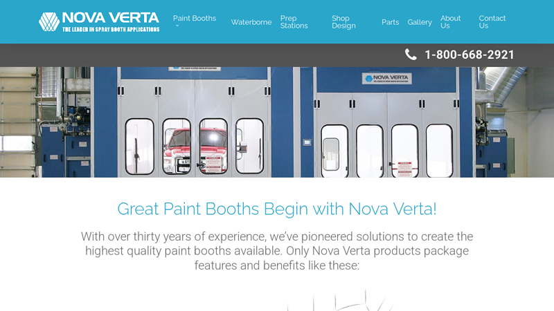 Automotive Paint Booths, Spray Booths, Prep Stations