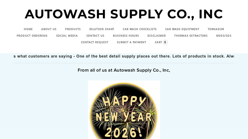 AUTOWASH SUPPLY CO., INC