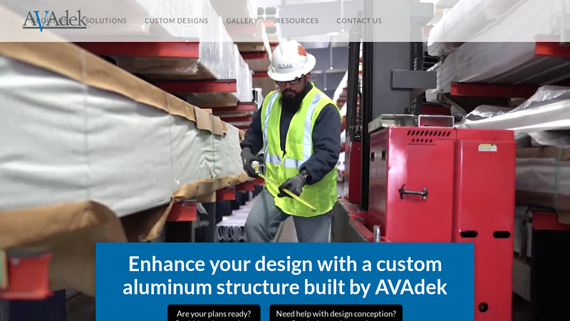 AVAdek Walkway Cover Systems and Canopies