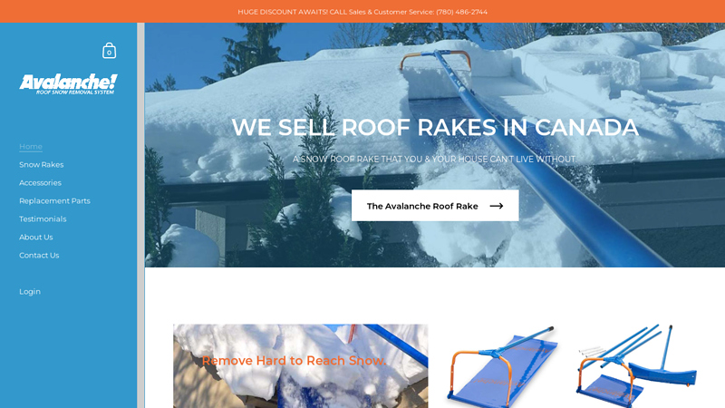 Avalanche Roof Snow Removal Tools Canada