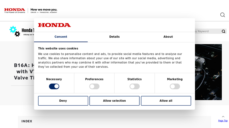 B16A: Honda's Innovative Engine with VTEC World