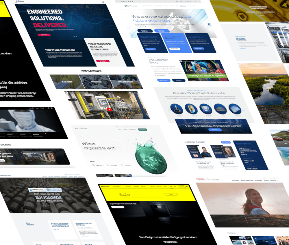 B2B Website Design Portfolio