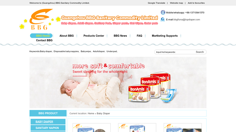 Baby diapers manufacturers in china with factory price