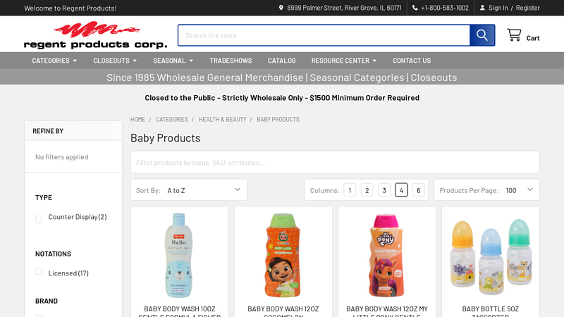 Baby Products Wholesale Supplier
