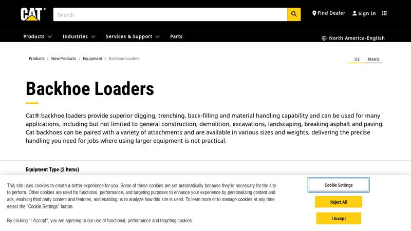 Backhoe Loaders / Backhoe Tractors