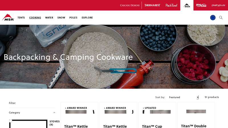 Backpacking & Camping Cookware