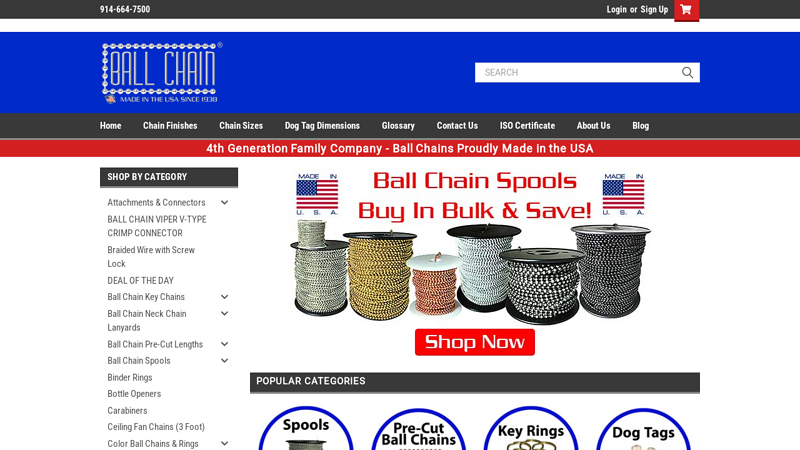 Ball Chain Manufacturing