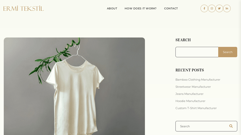 Bamboo Clothing Manufacturer