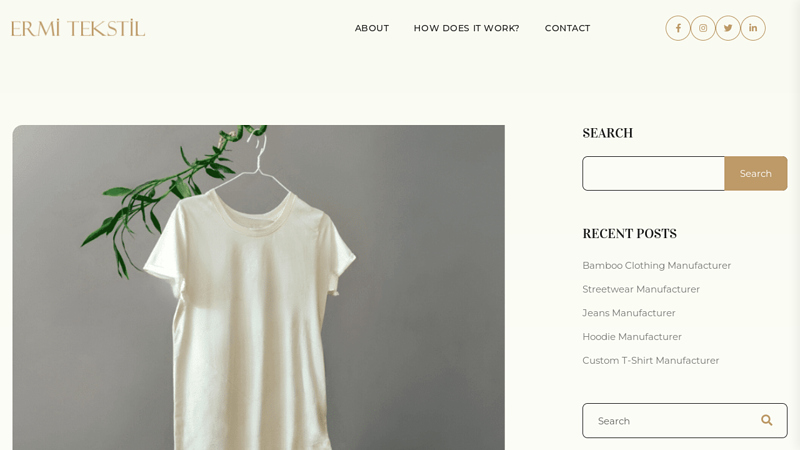 Bamboo Clothing Manufacturer