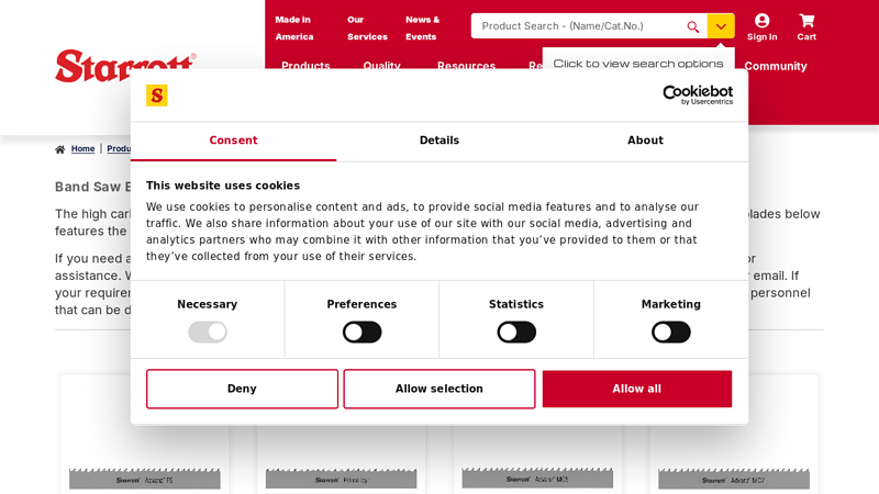 Band Saw Blades for Cast Iron